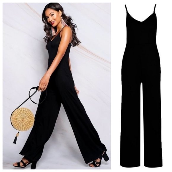 boohoo cami jumpsuit